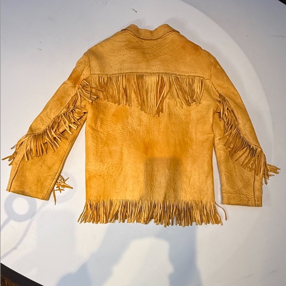 Vintage 1940's Buckskin Fringed Jacket by Nunez. - Picture 2 of 11